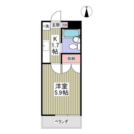 メゾン兵庫塚の物件間取画像